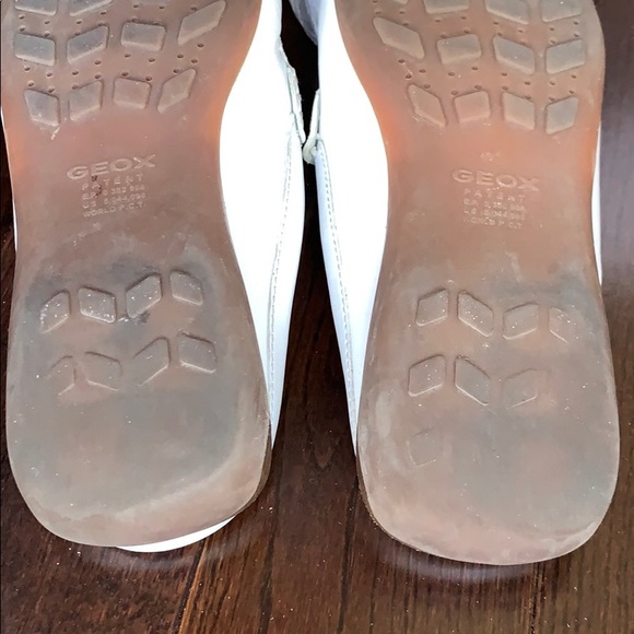 Geox Respira White Leather Loafer Slides - Picture 8 of 8